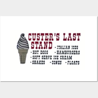 Custers Last Stand - Ice Cream Posters and Art